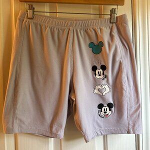 Disney Parks Mickey Mouse Purple Bike Shorts Size Large